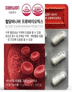 [대원제약]혈당바나바 프로바이오틱스 500mg x 30캡슐